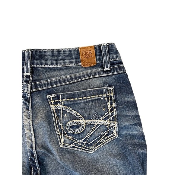 BKE Buckle Kate Blue Jeans Denim Flare Bootcut Women's Size 31x33.5 High Rise - Picture 1 of 6